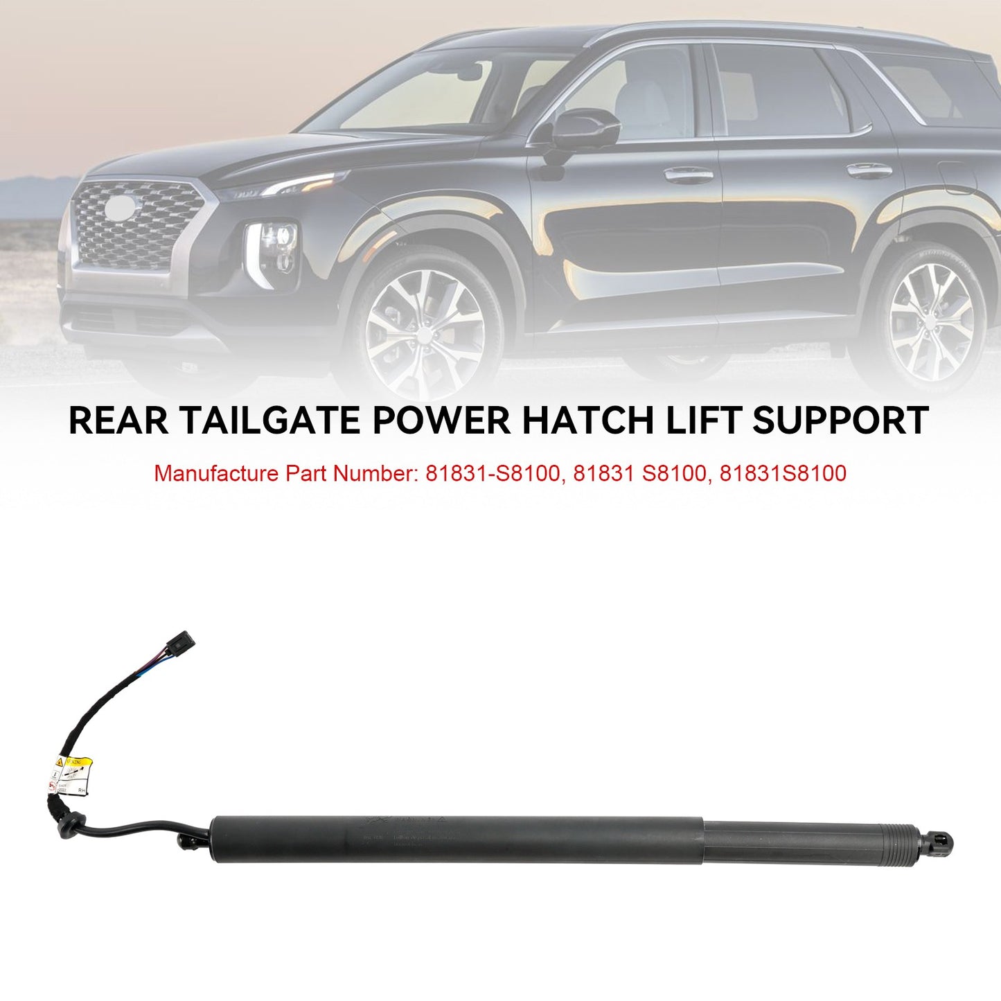 Right Drive Unit Assy Power Tail Gate 81841S8100 Fit Hyundai Palisade 2020-2022#
