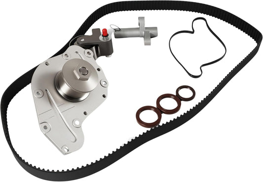 Solid Spare Timing Belt Kit with Water Pump For 05-11 Chrysler Volkswagen 3.5 4.0L TCKWP295D