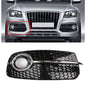 Right SQ5 Style Fog Light Grill Grille For AUDI Q5 13-2017 Don't Fit SQ5 &SLINE