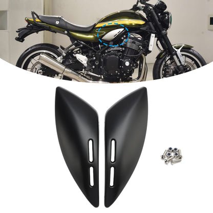 Gas Tank Side Cover Panel Fairing Cowl For Kawasaki Z900RS 2018-2024 Matte Black