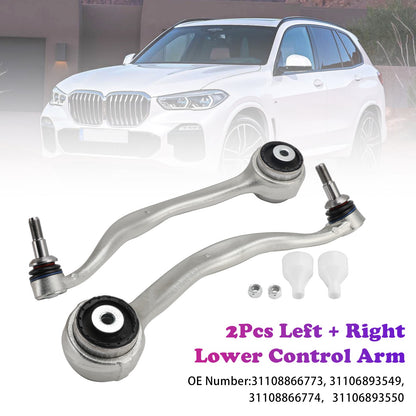 2Pcs Left + Right Lower Control Arm For BMW X5 G05 X6 G06 X7 G07 2019-2024