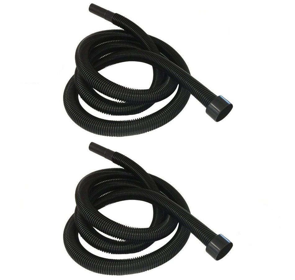 Solid Spare (2) Shop Vacuum 15FT Foot Hose fits Shop Vac, Craftsman, & Ridgid Wet & Dry Vacs