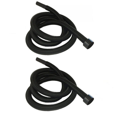 Solid Spare (2) Shop Vacuum 15FT Foot Hose fits Shop Vac, Craftsman, & Ridgid Wet & Dry Vacs