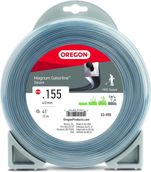 Solid Spare Oregon 22-955 Gatorline Magnum 1/2 lb Coil of .155"x 42' String Trimmer Line