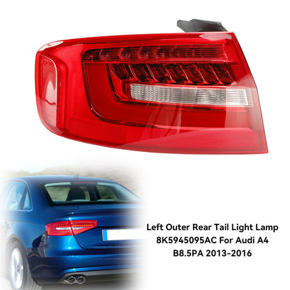 Left Outer Rear Tail Light Lamp 8K5945095AC For Audi A4 B8.5PA 2013-2016 US 2015