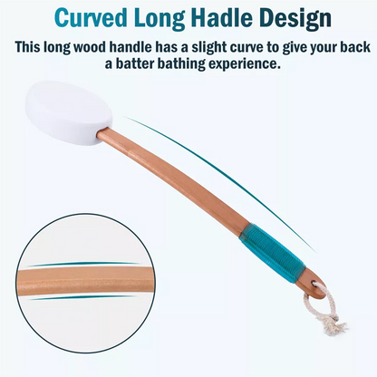 Long Lotion Applicator Back Brush Perfect for Tanning Skin Cream Or Any Lotions