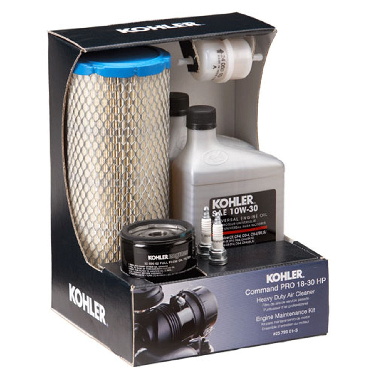 Solid Spare Kohler 25 789 01-S Command Twin Cylinder Engine HDAC Maintenance Kit