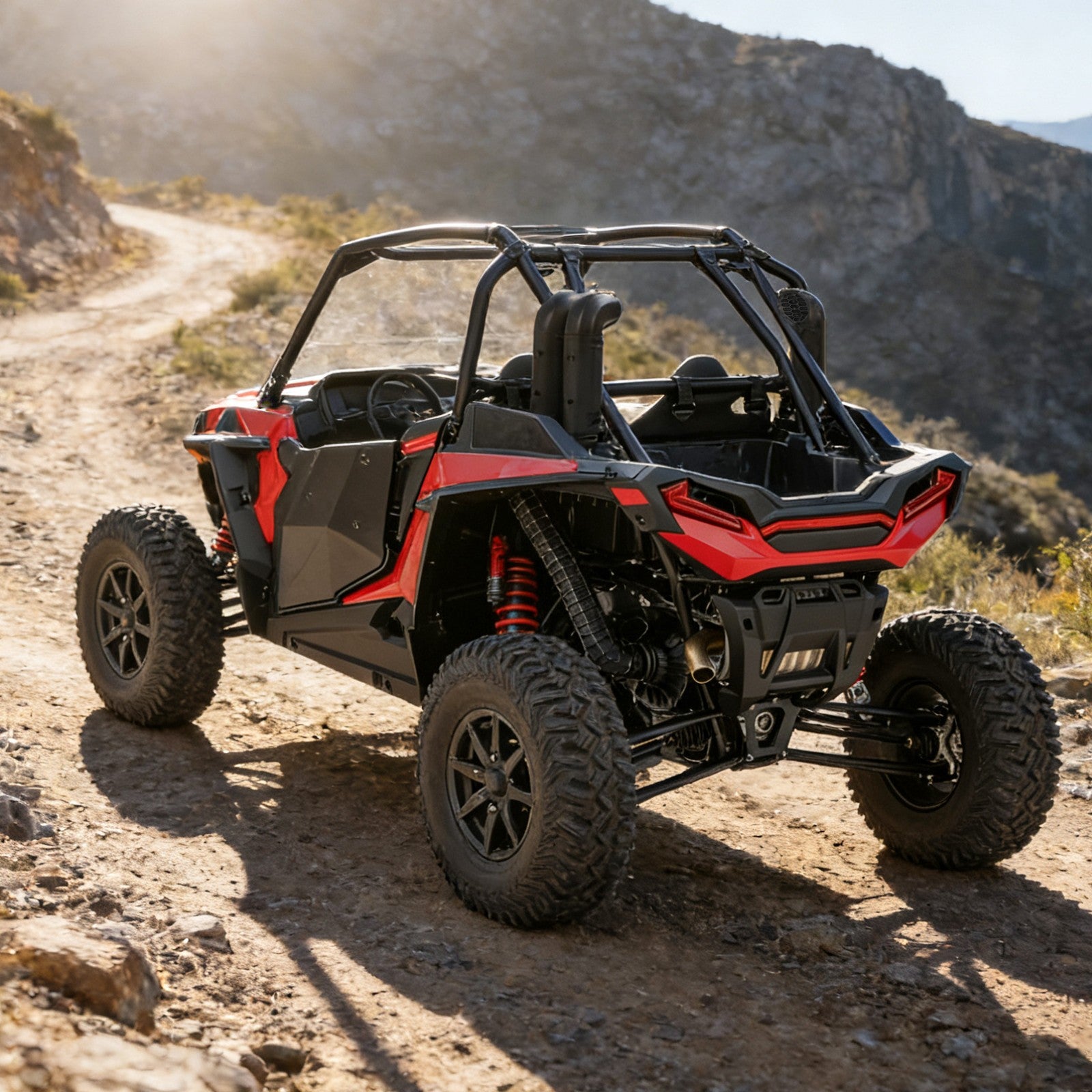 Solid Spare Snorkel Riser Kit For Polaris 2016-2021 RZR Turbo 4/S/S 4/XP/XP 4 Painted Black