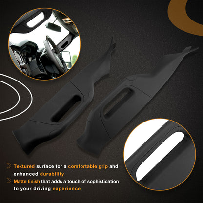 Pair A-Pillar Interior Trim Grab Handle Front Left Right For 2011-16 Ford F-250