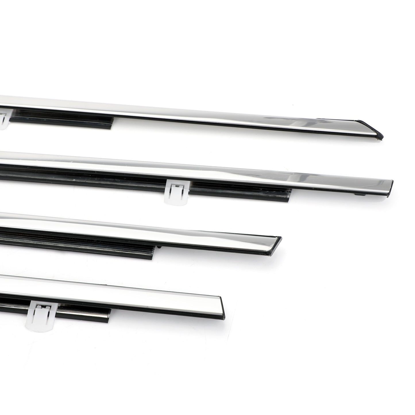 4pcs Chrome Car Window Moulding Trim Weatherstrips Seal Fit For Accord 08-12 USA