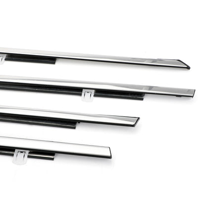 4pcs Chrome Car Window Moulding Trim Weatherstrips Seal Fit For Accord 08-12 USA