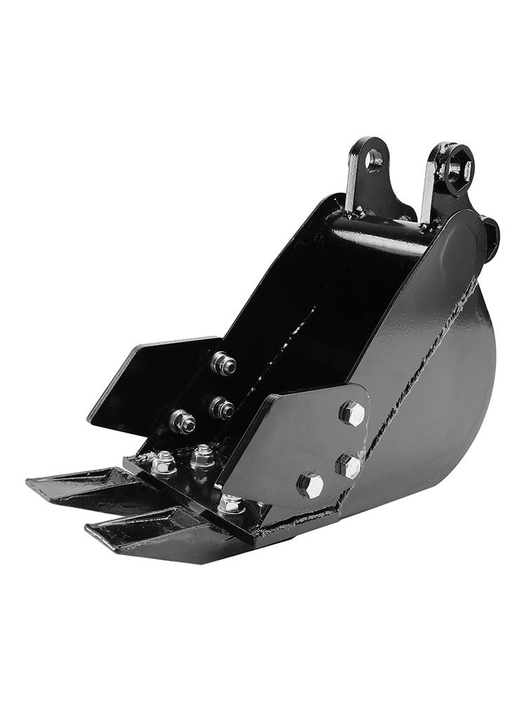 Mini Excavator Attachment Narrow Rock Bucket 200mm Trenching Buckets 2-Teeth