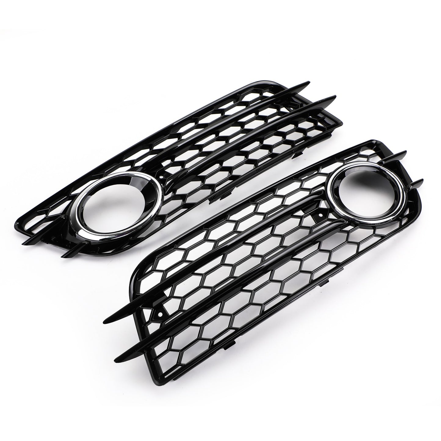 Chrome Ring Bumper Fog Light Grill Bumper For Audi A4 S-LINE S4 2008-2012 2010