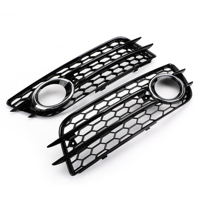 Chrome Ring Bumper Fog Light Grill Bumper For Audi A4 S-LINE S4 2008-2012 2010