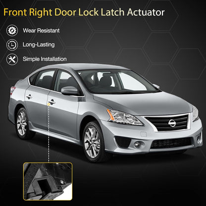 Door Latch Lock Actuator Front Right Passenger Side For 2013-2019 Nissan Sentra
