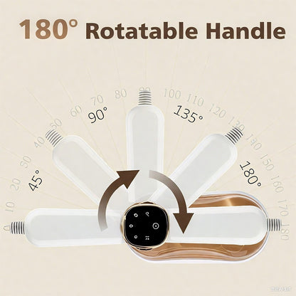 1200W Portable  LCD Steam Iron Machine Steamer Handheld Garment Clothes Ironing