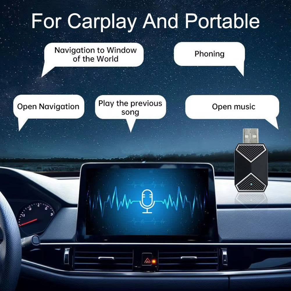 Mini Wireless CarPlay Adapter For Android Auto &Apple USB Car Dongle Connect Box