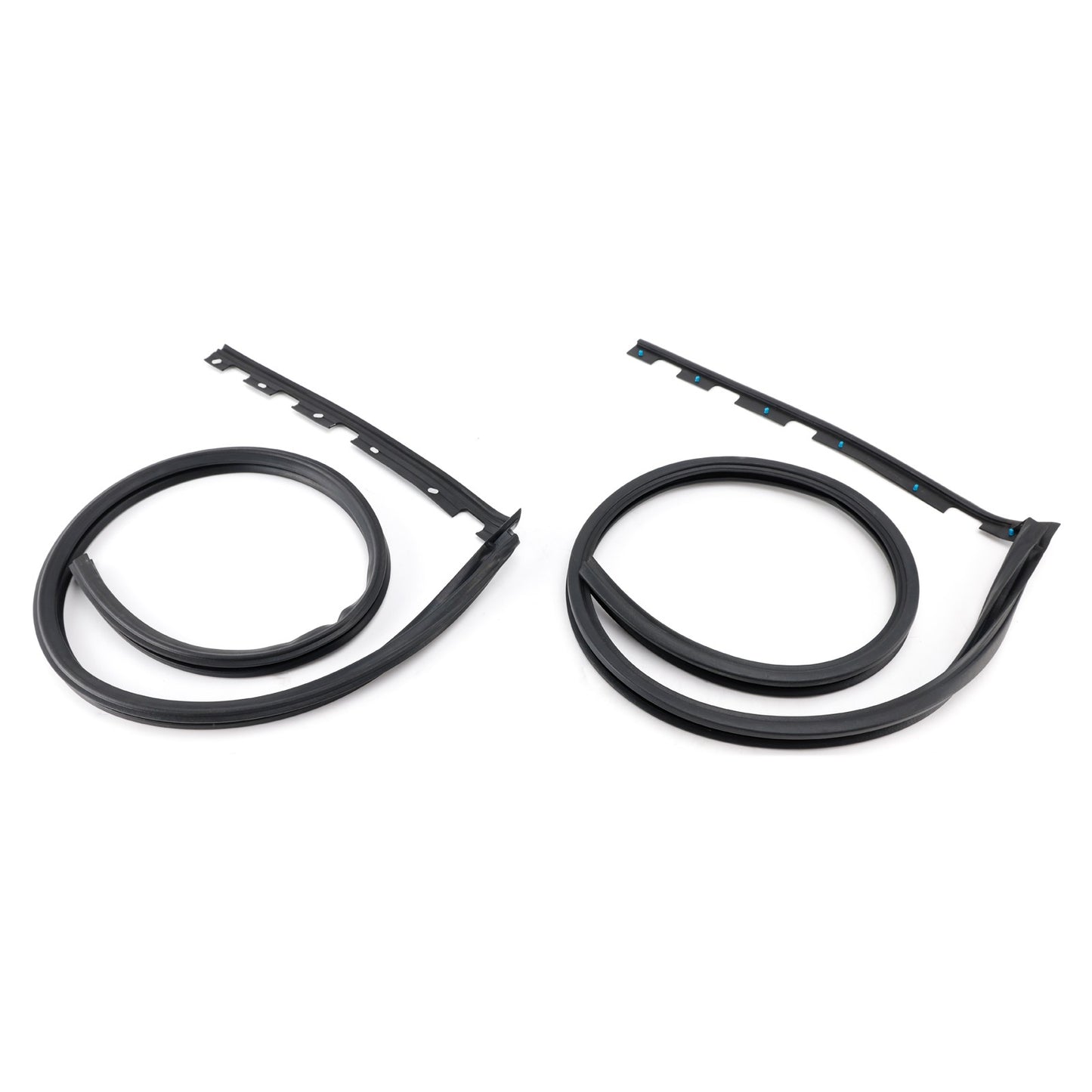 Left+Right Door Sub Seal Set Rubber For Honda 3D CIVIC 1996-2000 EK9 EK2-3 EK4