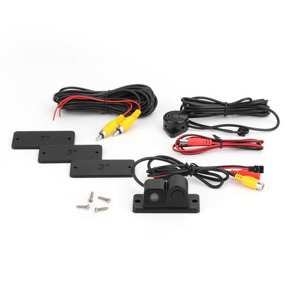 Sound Alarm + Parking Sensor Radar + Car Rear View Camera 3 in 1 Park System Kit