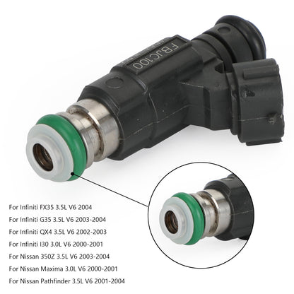 6PCS Fuel Injectors FBJC100 Fit Nissan 350Z 03-04 Fit Infiniti G35 2003-2004