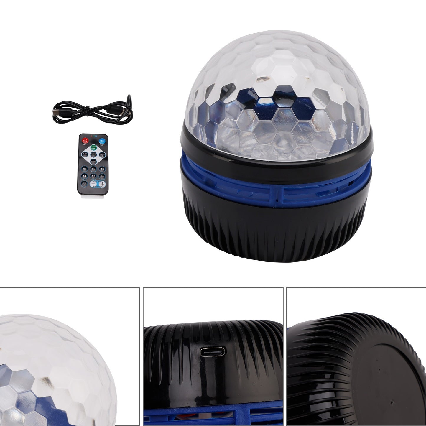Ocean Wave Aurora Projector Lamp Colorful LED Night Light Remote Bedroom*