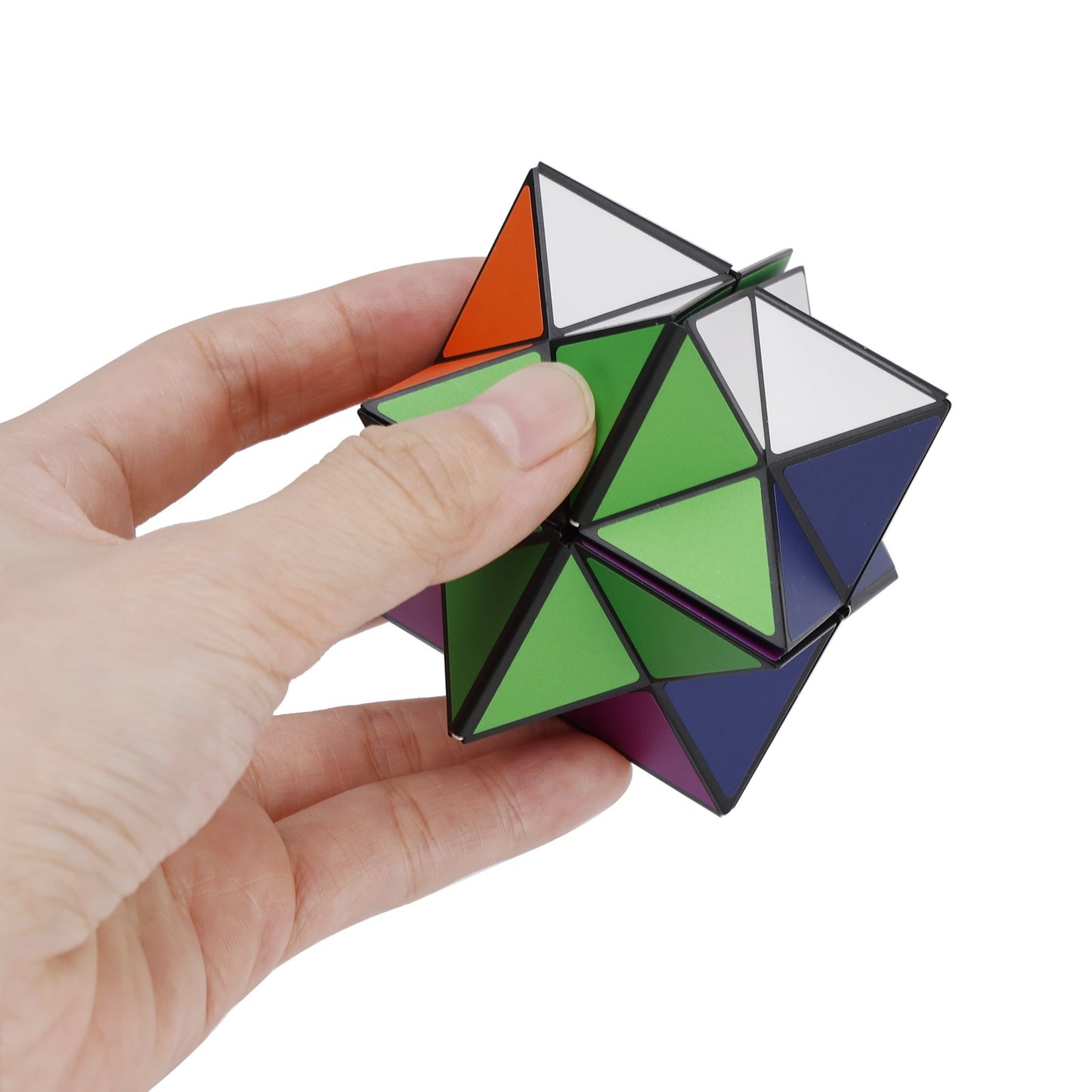 2 In 1 Multicoloured Star Cube Magic Cube Set For Kid And Adult Toy Ages 8-12
