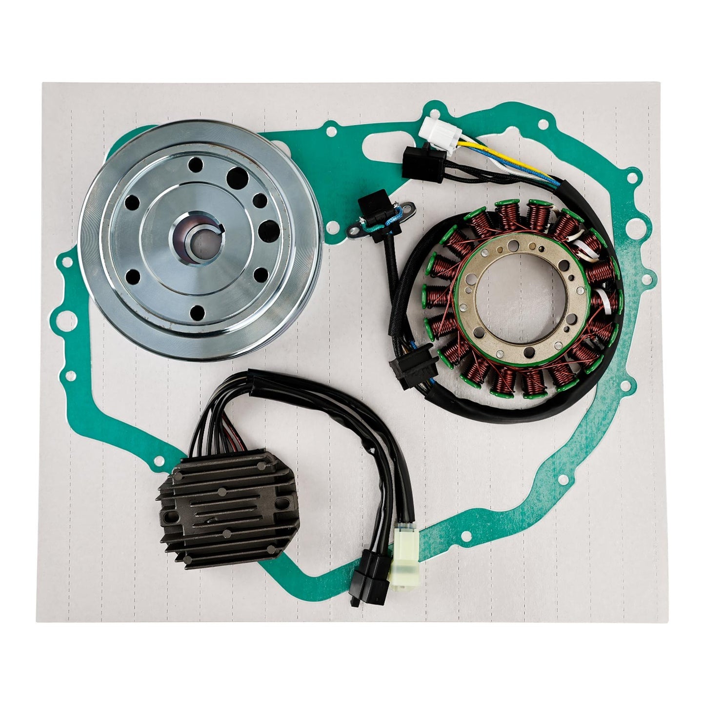 Kit Stator Rotor Regulator Rectifier Cover Gasket For Arctic Cat 400 ATV 03-08