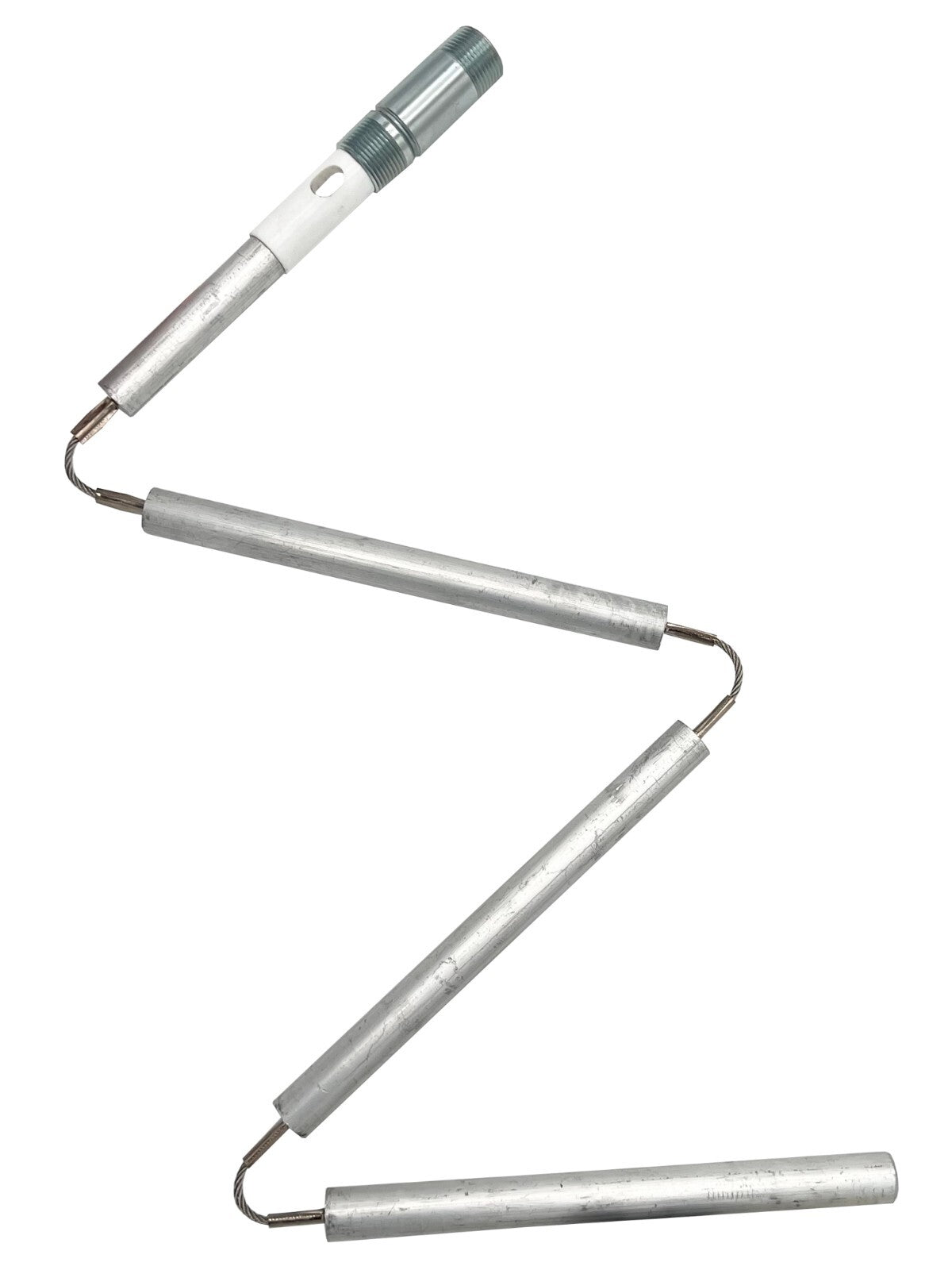 Solid Spare Anode Rod 42" Nipple Type Aluminum/Zinc Replaces Blue Lightning 1027410