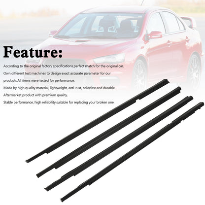 Weatherstrip Door Belt Set 5727A005 5727A006 Fit For MITSUBISHI LANCER 2008-2017
