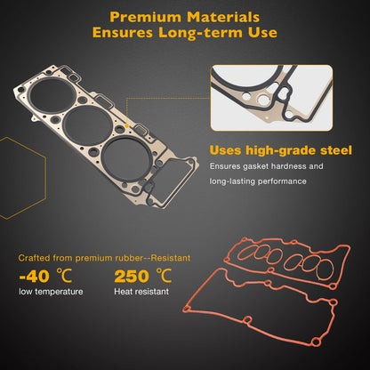 4.0 MLS Headgasket Engine Conversion Gasket Set Fit 2001-11 Ford Ranger Explorer