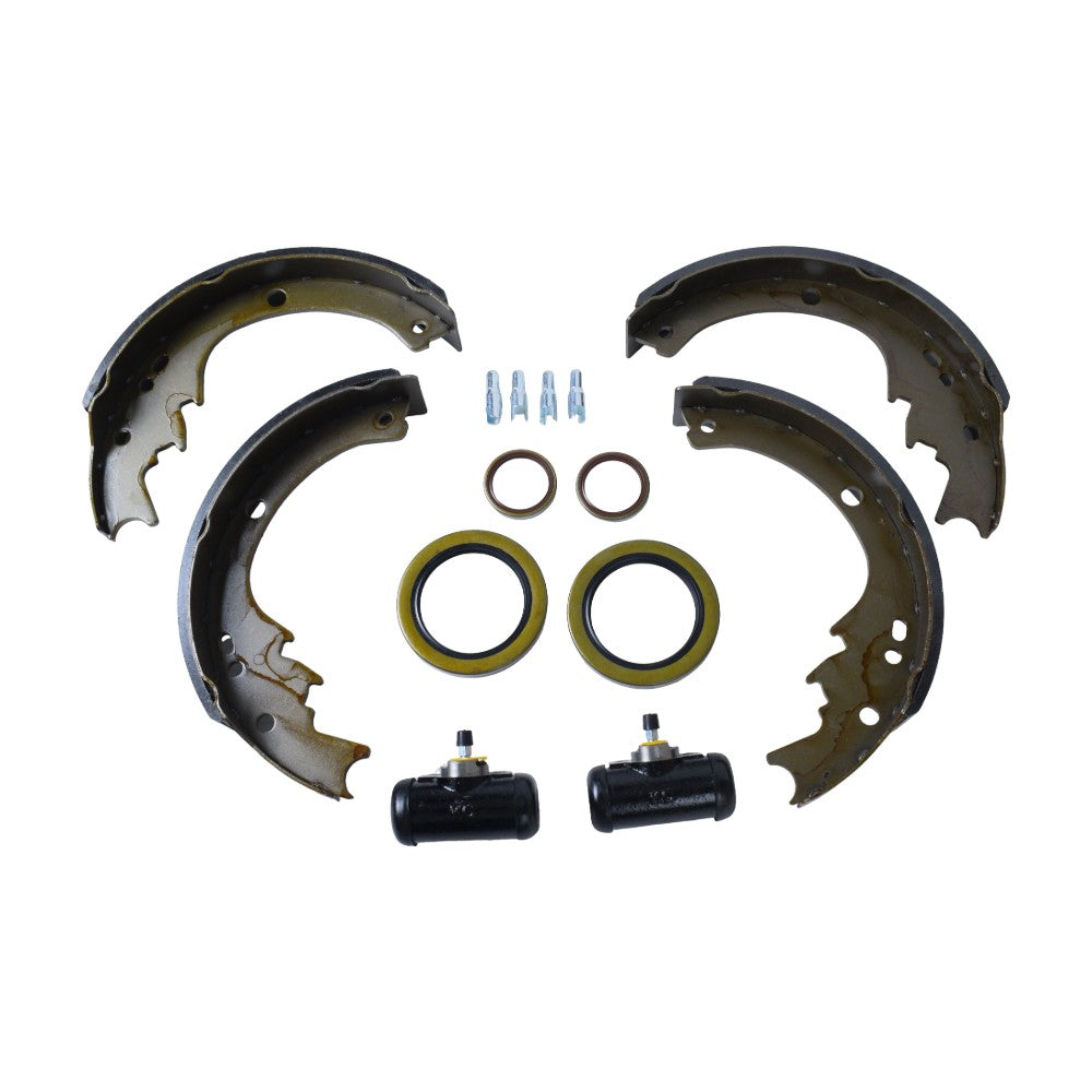 New Brake Shoes Wheel Cylinders + Hub Seals For Toyota 8FGU25 47410-23420-71