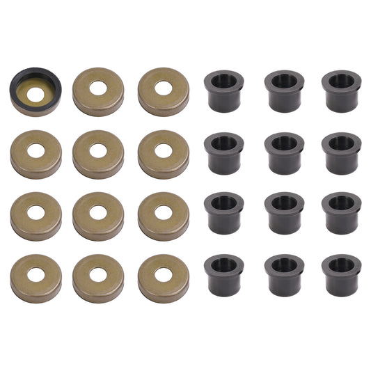Solid Spare For Yamaha Banshee 350 YFZ350 Black & Gold Front A Arm Bushing & Dust Cover Kit