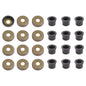 Solid Spare For Yamaha Banshee 350 YFZ350 Black & Gold Front A Arm Bushing & Dust Cover Kit