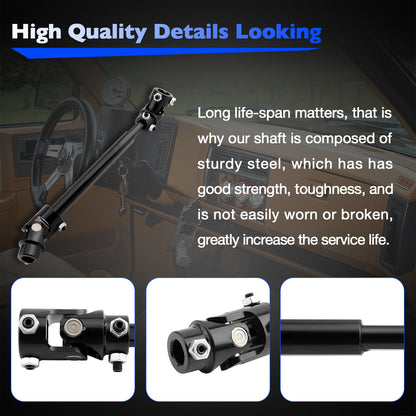 71223022HKR BlackHeart Steering Column Shaft For 1982-1993 GM S10 G-Body F-Body