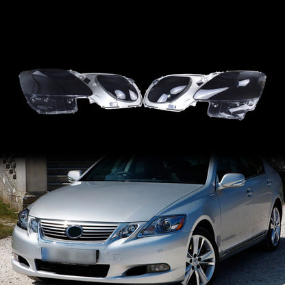 For Lexus GS300/350/450h 2005-2011 Headlight Lens Covers LH & RH Headlamp