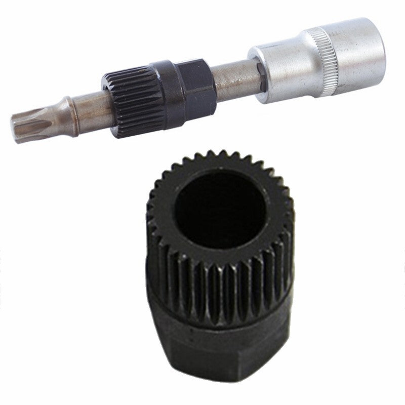 FOR 33 Spline Alternator Clutch Free Wheel Pulley Removal Tool Kit For VW /AUDI/