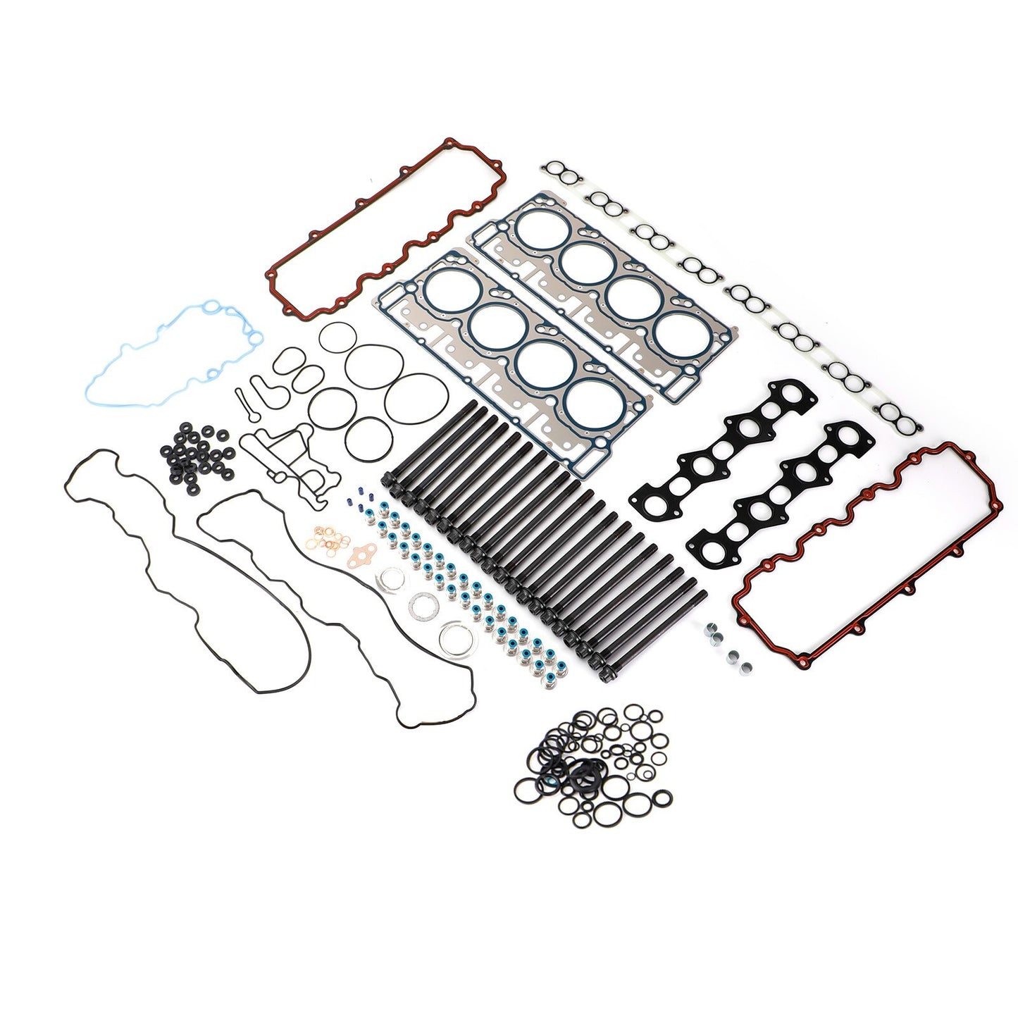 18mm Cylinder Head Stud Kit&Head Gasket For Ford 6.0L V8 Diesel 2003-07 2006