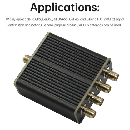 GPS  GLONASS 1-to-4 Navigation Signal Antenna Antenna Splitter Power Divider