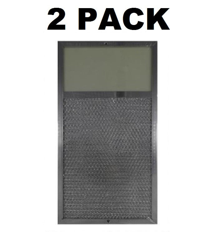 Solid Spare (2) Filters Compatible for Broan Grease Range Hood Filter PM25WW PM25BL AL9245