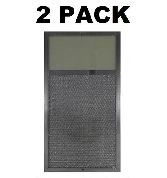 Solid Spare (2) Filters Compatible for Broan Grease Range Hood Filter PM25WW PM25BL AL9245