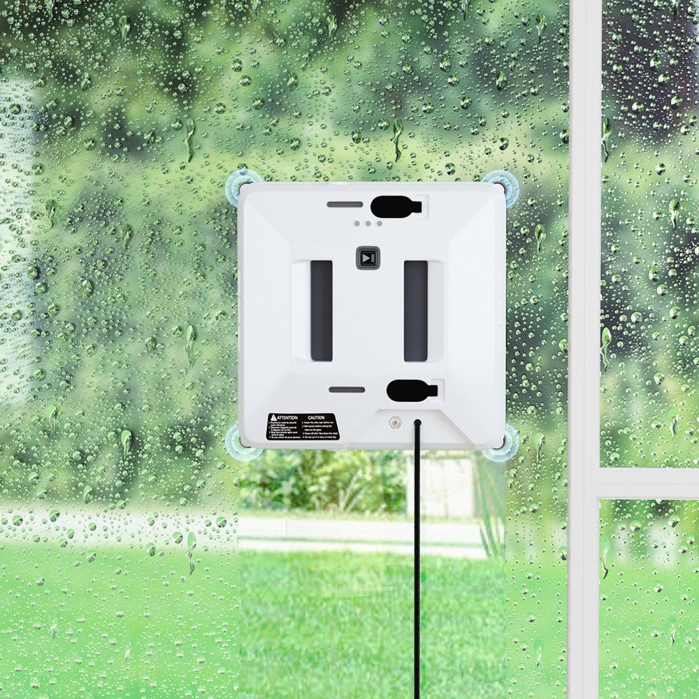 Smart Window Cleaning Robot Dual Spray Glass Cleaner Vacuum w/ Remote Control