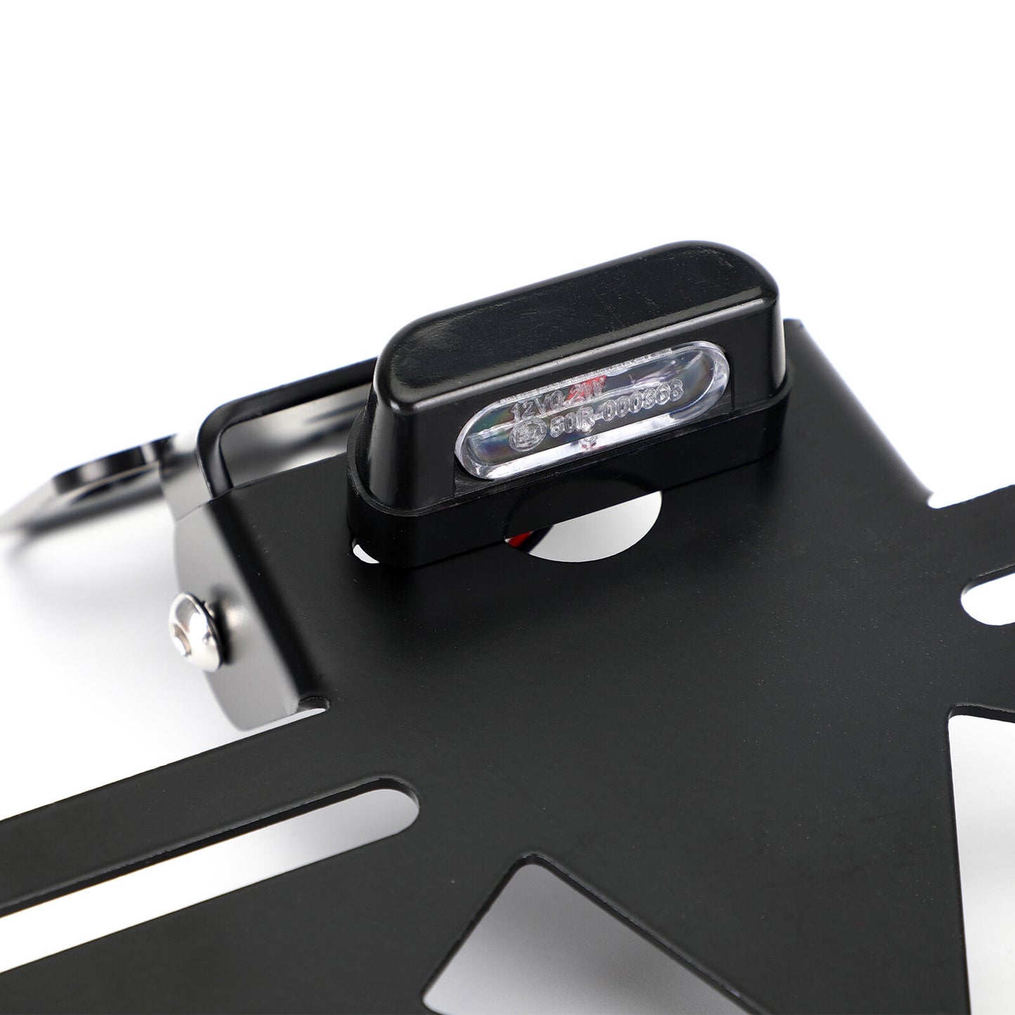 Motorcycle Adjustable Angle License Number Plate Frame Holder Bracket