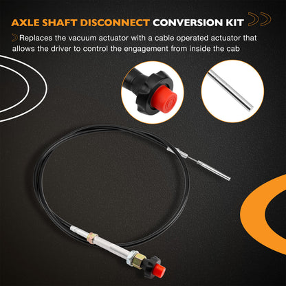 PSL900 Posi-Lok Axle Shaft Disconnect Conversion For Jeep Wrangler YJ XJ MJ 4x4