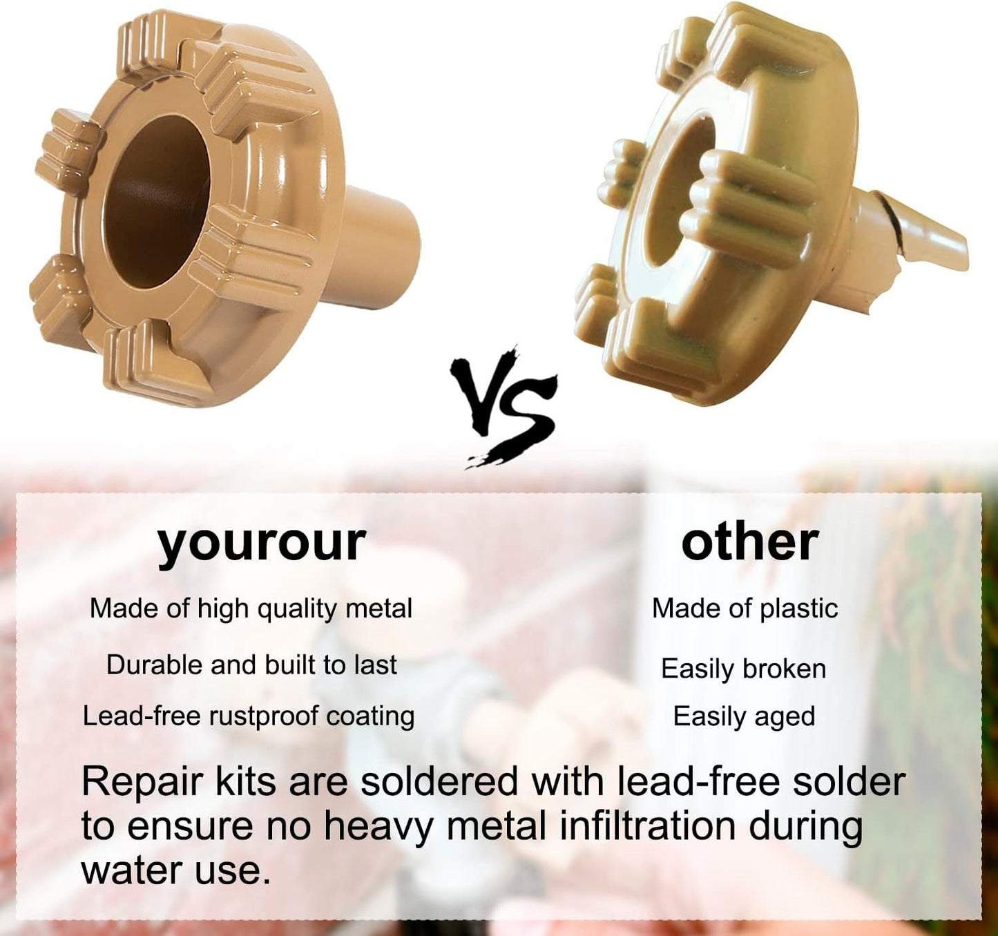 RK-14MH Repair Kit Metal Handle For Woodford 14/18 Models Outside Faucet