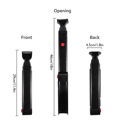 Electric Back Shaver For Men Long Handle Body Hair Removal Razor USB Recharge