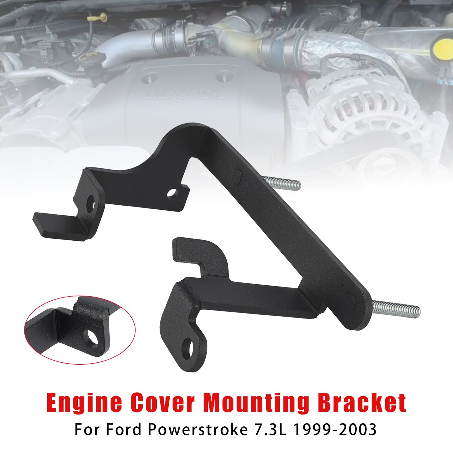 Engine Cover Mounting Bracket YC3Z-6A955-AA For Ford Powerstroke 7.3L 1999-2003