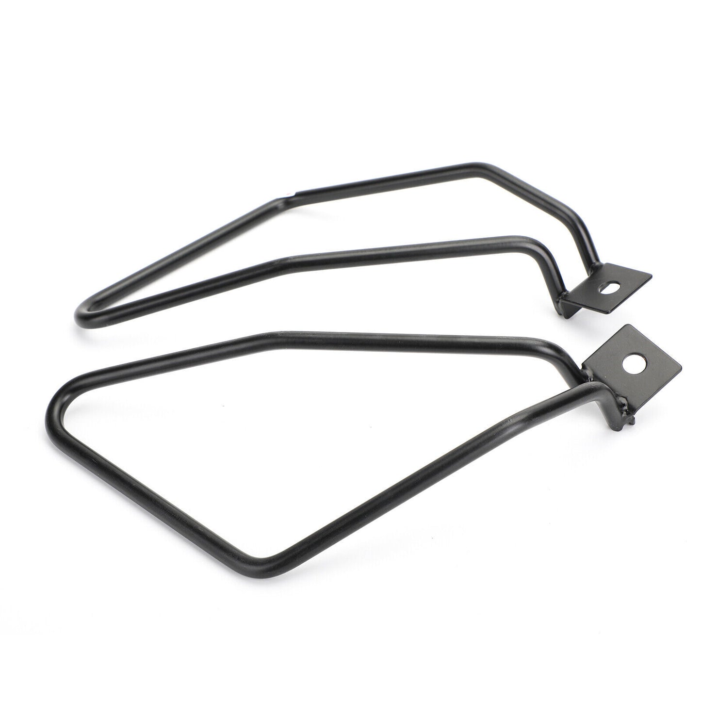 Black Saddlebag Support Bars Mount Brackets for Sportster 883 Iron XL883N