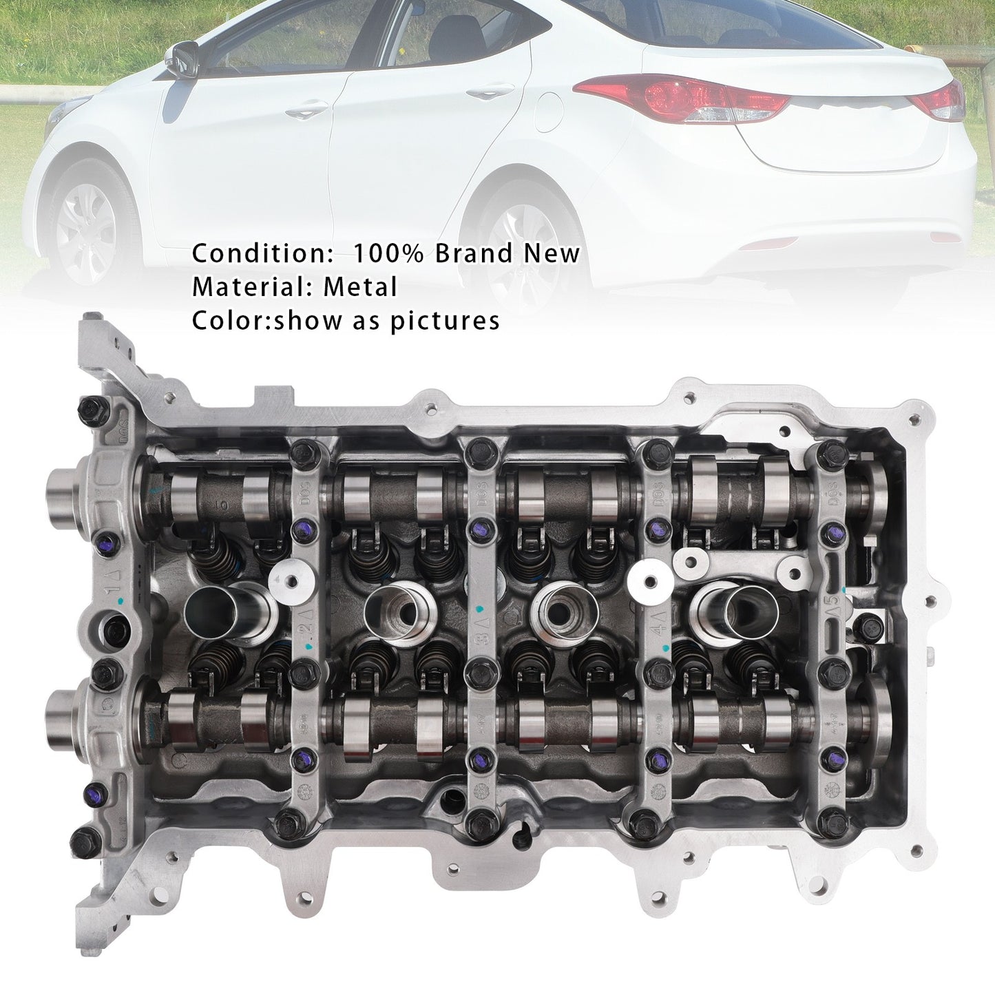 G4NB Cylinder Head Assembly For Hyundai i30 Elantra Mistra Kia Forte 1.8L 11-21
