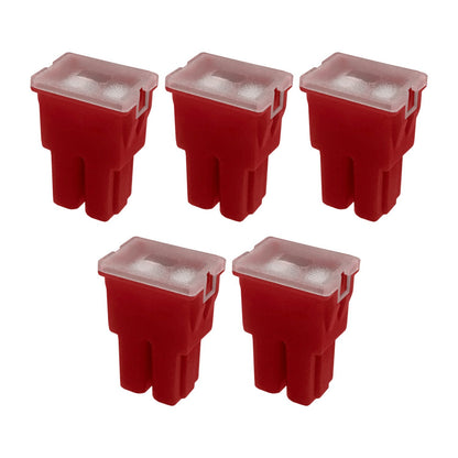 50A Straight Female Fuse Cartridge FLF PAL Auto Link for Car Truck RV SUV - 5pk