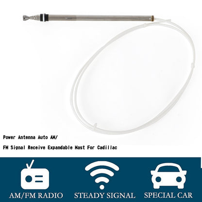 ??Power Antenna Auto AM/FM Signal Receive Expandable Mast For Cadillac
